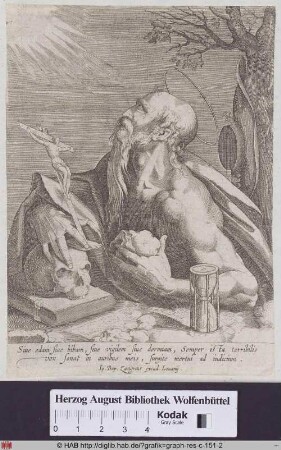 Der Heilige Hieronymus als Büßer.
