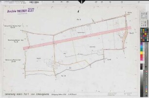 Vellern (Beckum), Umlegung Vellern, Zuteilungskarte Flur 11