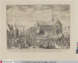 2 [Feierlichkeiten in Belgien zu Ehren Kaiser Leopold's 9 Bl.; Entry of Leopold I, bonfire and festivities in Brussels after the victory over the Turks, 1683; Leopold I of Austria entry into Brussels after defeating the Turks - 1686]