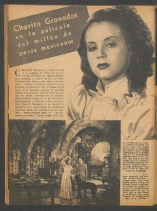 Charito Granados en la película del millón de pesos mexicanos