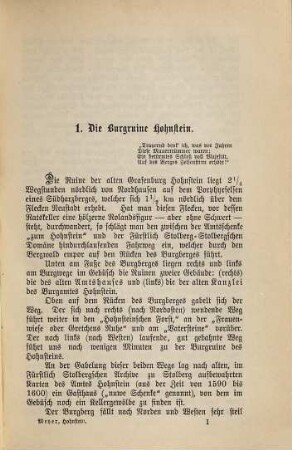 Die Burg Hohnstein : nach urkundl. Quellen