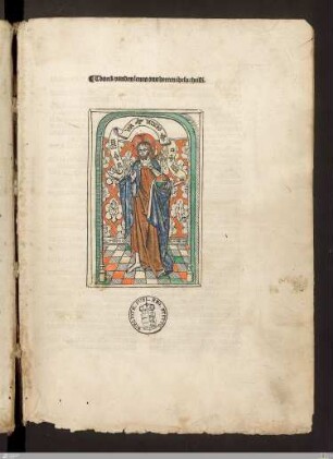 1: [Tboeck vanden leven Jhesu Christi] Band 1