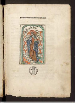 1: [Tboeck vanden leven Jhesu Christi] Band 1
