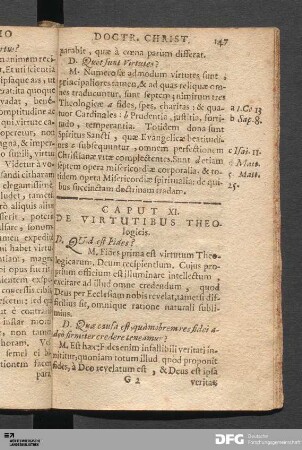 Caput XI. De Virtutibus Theologicis.