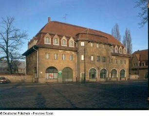 Dresden-Friedrichstadt, Schlachthofring 3. Ladengebäude (1906/1910, H. J. Erlwein)