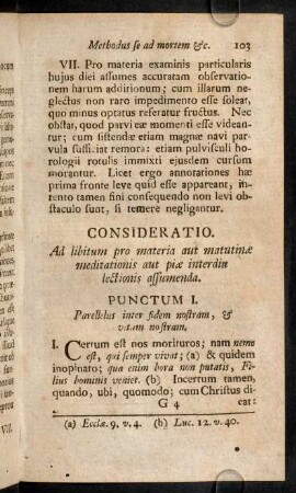 103-110, Consideratio