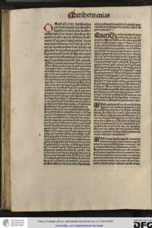 Istud est capitulum tertium tractatus primi, in quo determinat philosophus de oratione que est pars formalis enuntiationis...