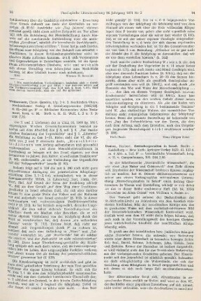 93-94 [Rezension] Westermann, Claus, Genesis