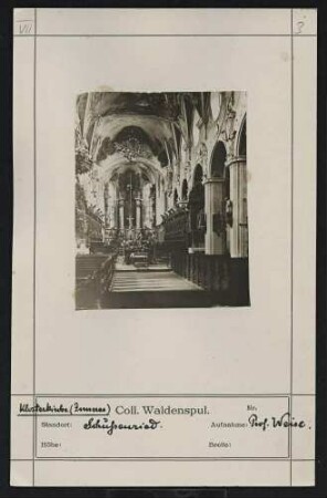 Klosterkirche (Inneres) Standort: Schussenried