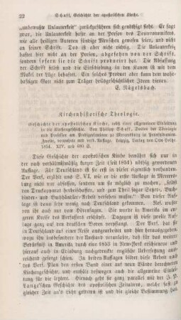 22-46 Kirchenhistorische Theologie