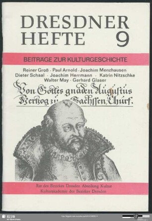 Von Gottes Gnaden Augustus Hertzog zu Sachssen, Churf.