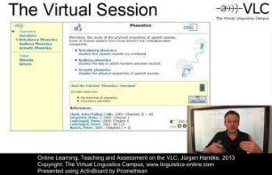 Online Learning, Teaching and Assessment: Online-Classes on the VLC