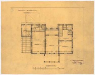 Landhaus Wolf Wertheim, Berlin-Kladow: Grundriss EG 1:100