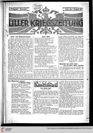 Hefte 1-11, August 1917