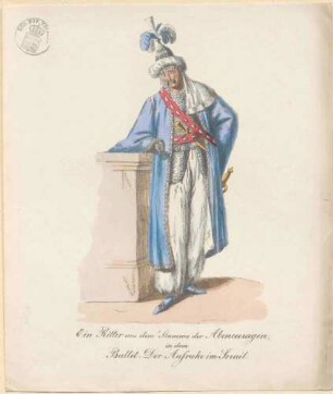 Kostümbilder zu "Der Aufruhr im Serail", Ballett