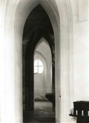 Žďár nad Sázavou (Saar). Wallfahrtskirche St. Nepomuk (1719-1722, J. B. Santini-Aichl) auf dem Grünen Berg (Zelená Hora). Inneres. Umgang