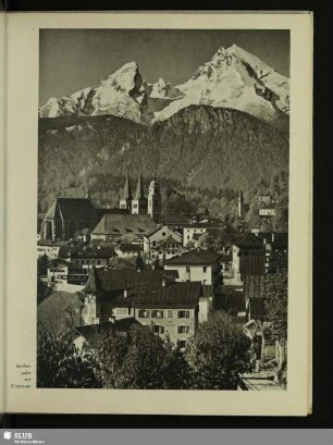 Berchtesgaden mit Watzmann