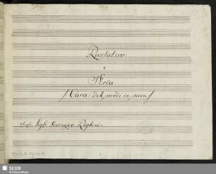 Cara deh prendi in pace - Mus.1-F-82,24-4 : S, orch, bc