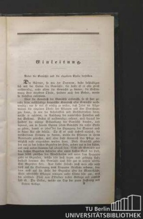 Über die Gewächse und die einzelnen Theile derselben.