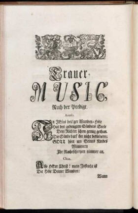 Trauer-Music, Nach der Predigt