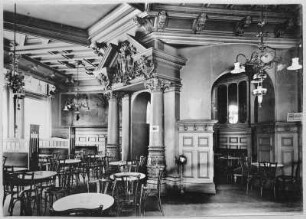 Dresden-Altstadt, Moritzstraße 19. Kaffeehaus ""Maximilian". Gastraum