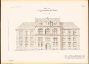 Gymnasium, Hannover-Linden: Vorderansicht