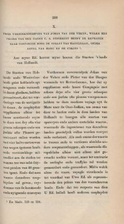X. Twee verzoekschriften van Johan van der Veken, ...