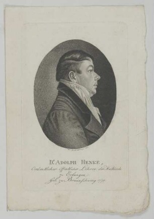 Bildnis des Adolf Henke