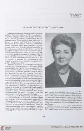 56: Irena Dunikowska-Wayda (1903-1994)
