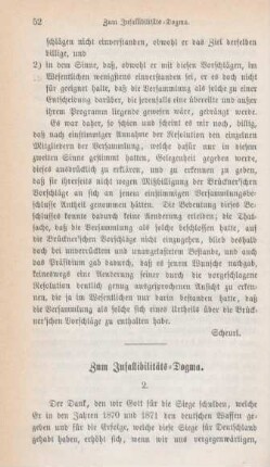 52-64 Zum Infallibilitäts-Dogma