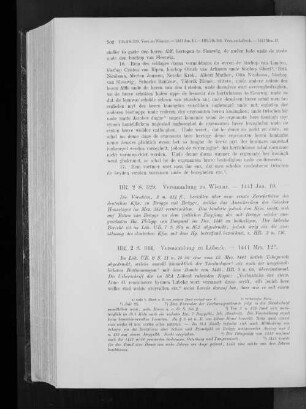 Versammlung zu Wismar. - 1441 Jan. 10.