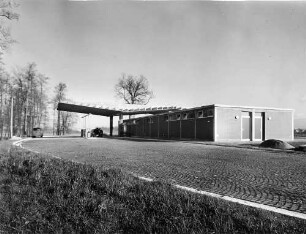 Tank- und Rastanlage Renchtal-West Tankstelle, Kleinpflasterdecke
