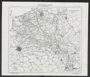 Beilage 17. Die Front gegen Frankreich.