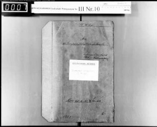 Testament des Jacob Roth zu Feudingen