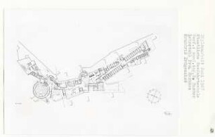 Staatliche Seefahrtschule, Lübeck-St. Jürgen (Diplomarbeit bei Bernhard Hermkes): Grundriss Erdgeschoss 1:200