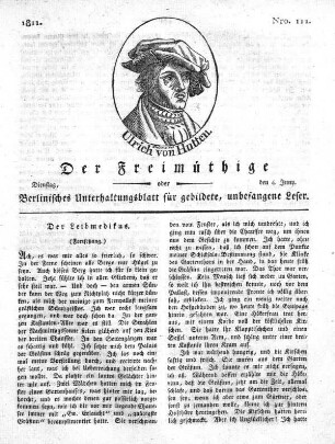 Nro. 111, Dienstag, den 4. Juny 1811