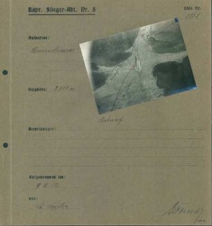 Foto des Bahnhofs von Brouvelieures (Luftbild)
