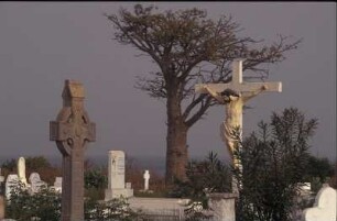 Gambia. Christlicher Friedhof
