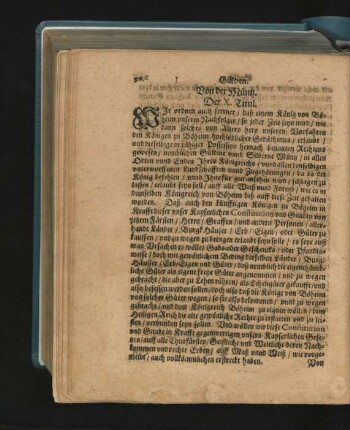 Von der Müntz. Der X. Titul.