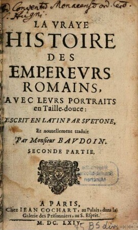 La vraie histoire des empereurs romains ..., 2