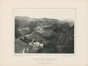 "Partie der Höllenthalbahn beim Gasthaus zum Stern" im Schwarzwald
