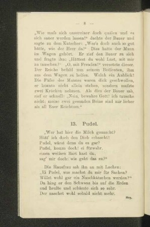13. Pudel.