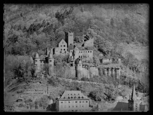 Gesamtansicht der Burg Wertheim