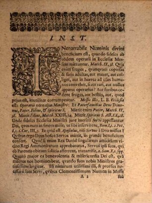 Decanus Ordinis theologici in Acad. Witteb. ... ad auscultandam ... orationem solennem Theodorio Dassovii invitat : [praefatus de fidelibus ecclesiae operariis]