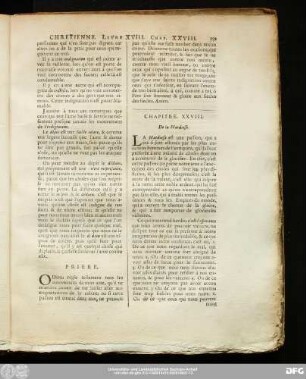 Chapitre XXVIII. De la Hardiesse.