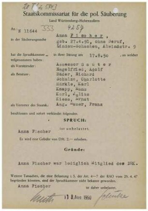 Fischer, Anna