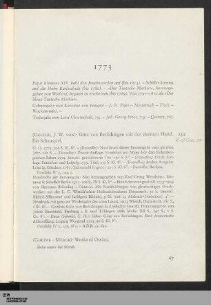 1773 (Nr. 252-268)