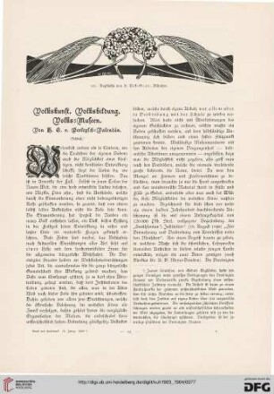 Volkskunst, Volksbildung, Volks-Museen, [2]