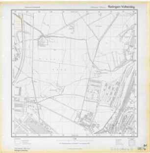 Deutsche Grundkarte, Blatt Ratingen-Volkardey, 1953