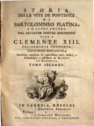 Storia Delle Vite De Pontefici, 2